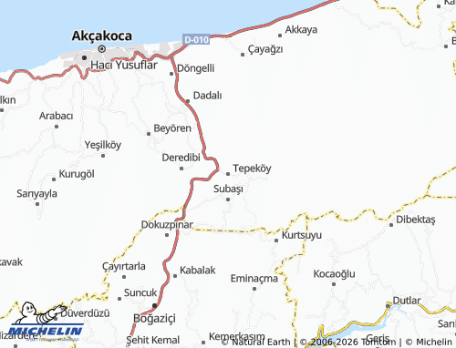 Mappa MICHELIN Tepeköy - ViaMichelin