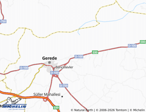 Mapa MICHELIN Koçumlar - ViaMichelin