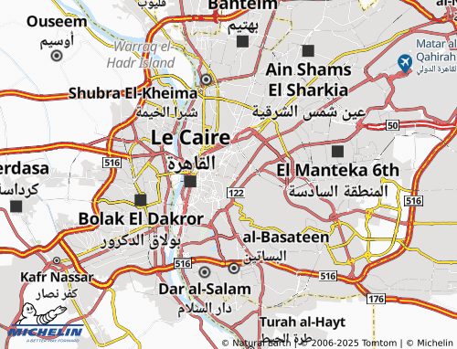 Kaart MICHELIN al-Mashhad al-Husayni - ViaMichelin