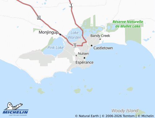 Mapa MICHELIN Sinclair - ViaMichelin
