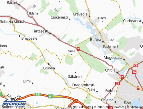 MICHELIN Gulia map - ViaMichelin