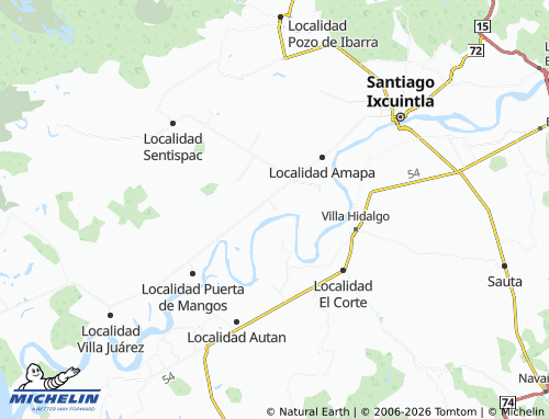 Mapa MICHELIN Localidad El Botadero - ViaMichelin