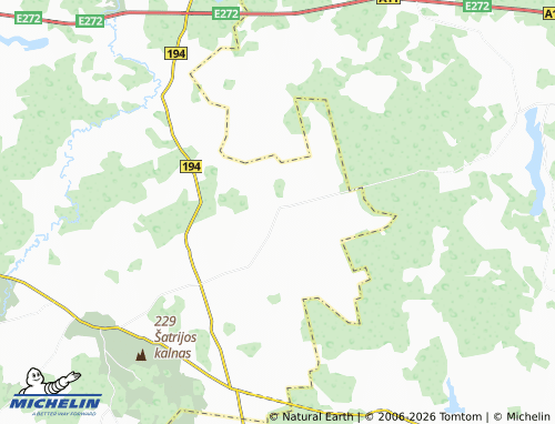 Mappa MICHELIN Žeimuvėnai - ViaMichelin