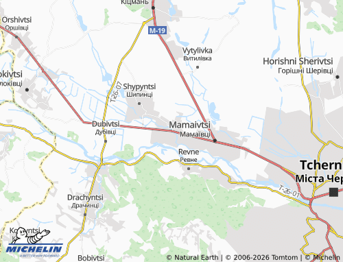 Mappa MICHELIN Luzhany - ViaMichelin