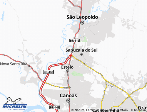 Mapa MICHELIN Getúlio Vargas - ViaMichelin