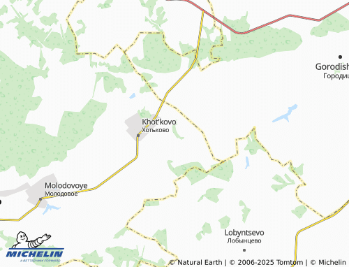 MICHELIN Okalenka map - ViaMichelin