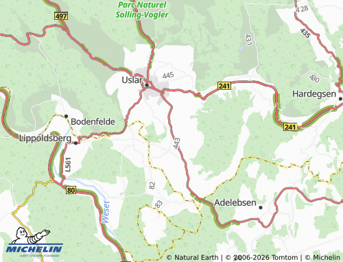 MICHELIN Schoningen map - ViaMichelin