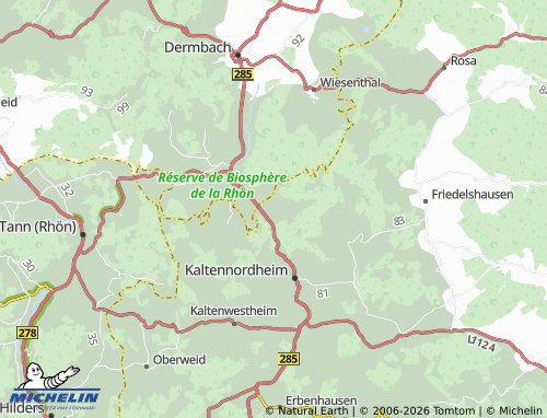 Mappa MICHELIN Fischbach/Rhön - ViaMichelin