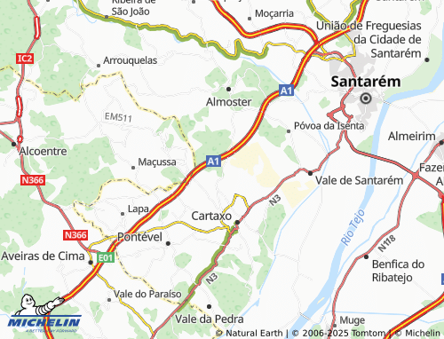 MICHELIN Quintas de Cima map - ViaMichelin