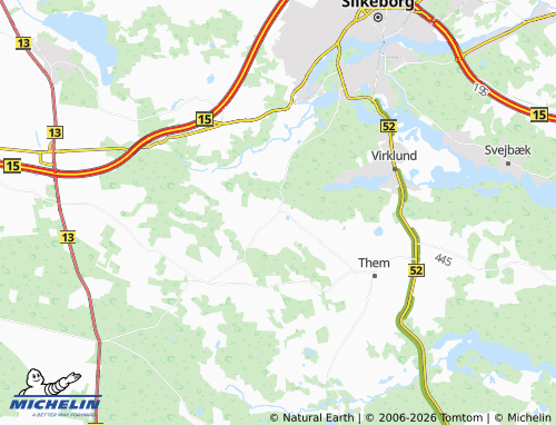 Kaart MICHELIN Gjessø - ViaMichelin