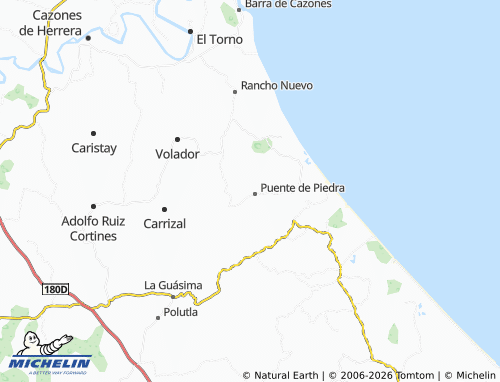 Mapa MICHELIN Miguel Alemán, 2001 - ViaMichelin
