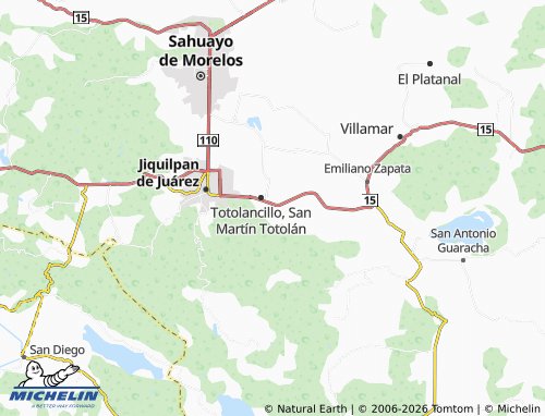 Mapa MICHELIN Centro, Los Remedios - ViaMichelin