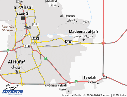MICHELIN Abu Hareef map - ViaMichelin