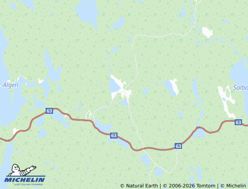 MICHELIN Bredsjö map - ViaMichelin