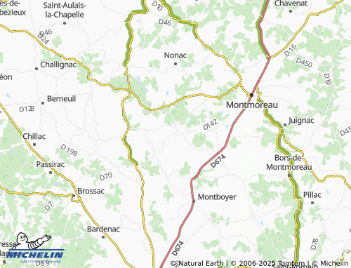 MICHELIN-Landkarte Saint-Martial - ViaMichelin