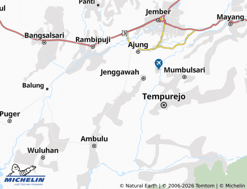 Mapa MICHELIN Wonojati - ViaMichelin