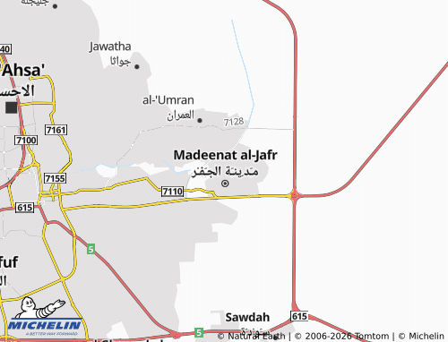 MICHELIN Al Markaz map - ViaMichelin