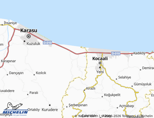 MICHELIN Kuyumculu map - ViaMichelin