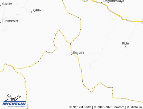 MICHELIN Engizek map - ViaMichelin