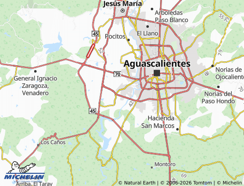 Mappa MICHELIN Fuentes del Lago - ViaMichelin