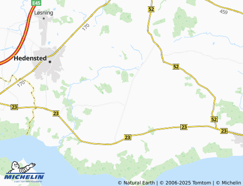 MICHELIN Hornum map - ViaMichelin