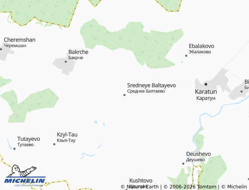 MICHELIN-Landkarte Sredneye Baltayevo - ViaMichelin