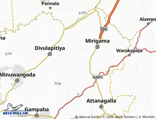 Mappa MICHELIN Galgana - ViaMichelin