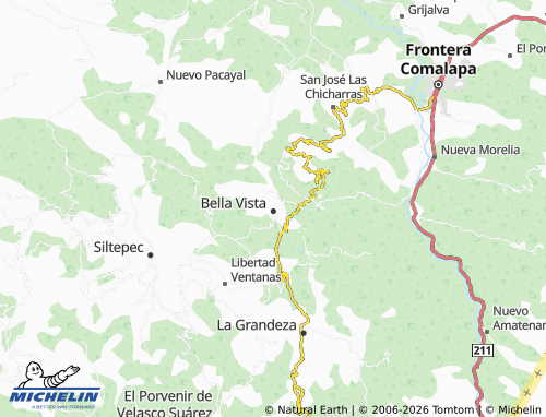 Mappa MICHELIN Loma Bonita - ViaMichelin