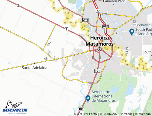 Mapa MICHELIN Paseo de Las Brisas - ViaMichelin