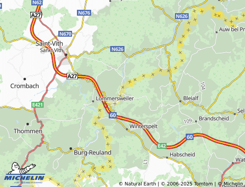 Kaart MICHELIN Urb - ViaMichelin