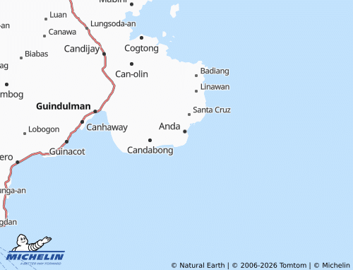 MICHELIN Bacong map - ViaMichelin