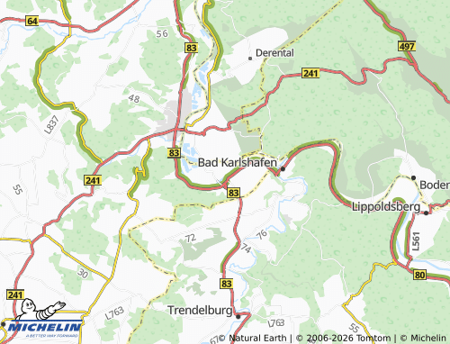 MICHELIN Würgassen map - ViaMichelin