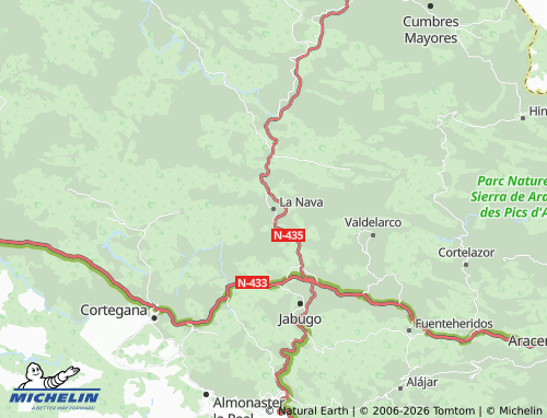MICHELIN La Nava map - ViaMichelin