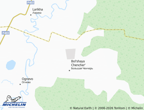 MICHELIN-Landkarte Voznesenka - ViaMichelin