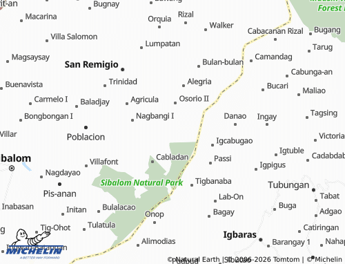 MICHELIN Aningalan map - ViaMichelin