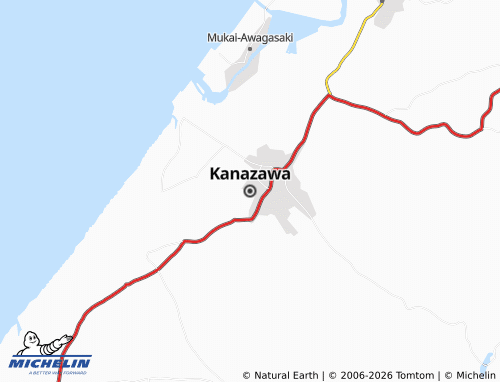 MICHELIN-Landkarte Kanazawa - ViaMichelin