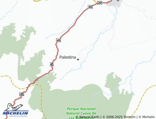 MICHELIN Palestina map - ViaMichelin