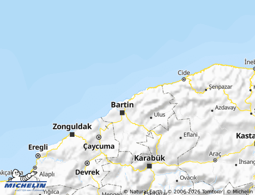 MICHELIN-Landkarte Amasra - ViaMichelin