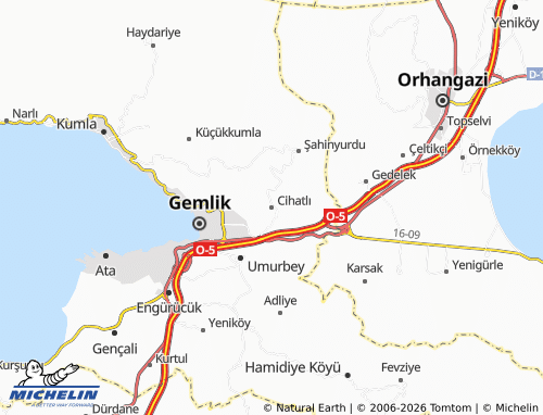 Mappa MICHELIN Cihatlı - ViaMichelin