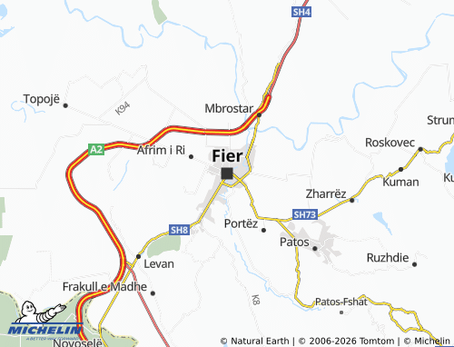 Mappa MICHELIN Fier - ViaMichelin