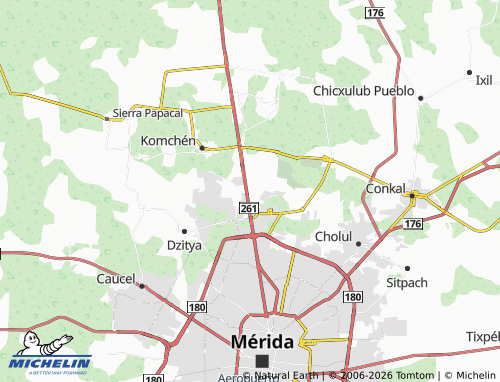 Mappa MICHELIN X Canatún - ViaMichelin