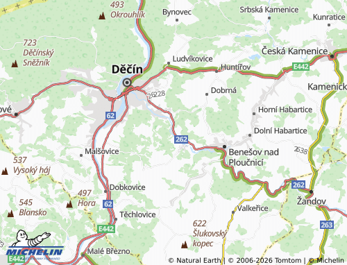 Mappa MICHELIN Soutěsky - ViaMichelin