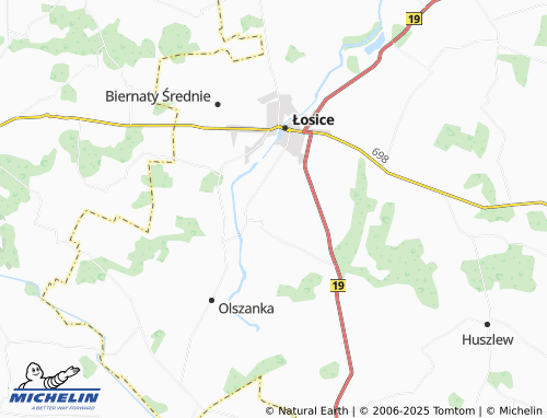 MICHELIN Szańków map - ViaMichelin