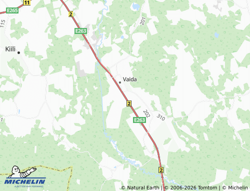 MICHELIN Vaidasoo map - ViaMichelin