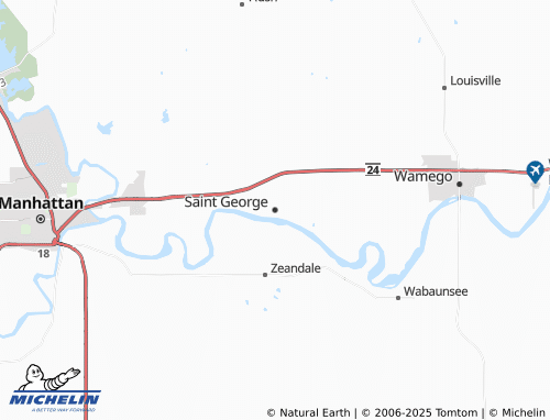 MICHELIN Saint George map - ViaMichelin