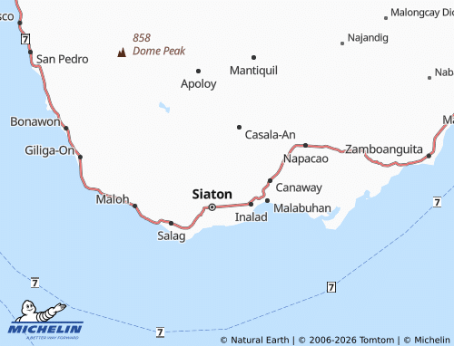 MICHELIN Datag map - ViaMichelin