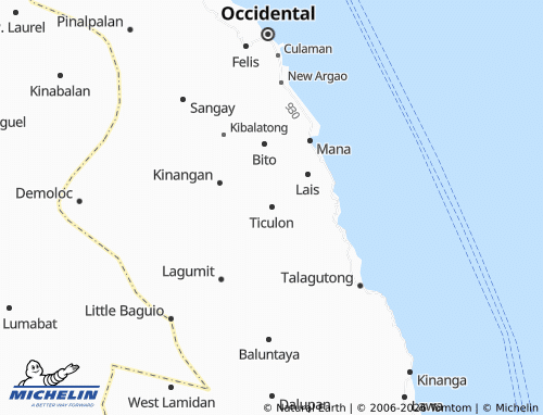 MICHELIN Ticulon map - ViaMichelin