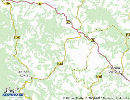 Carte MICHELIN Krasava - ViaMichelin