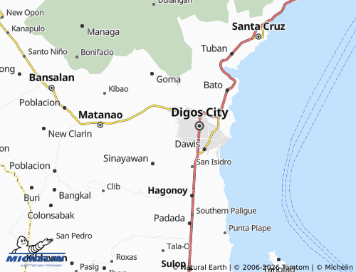 MICHELIN Odaca map - ViaMichelin