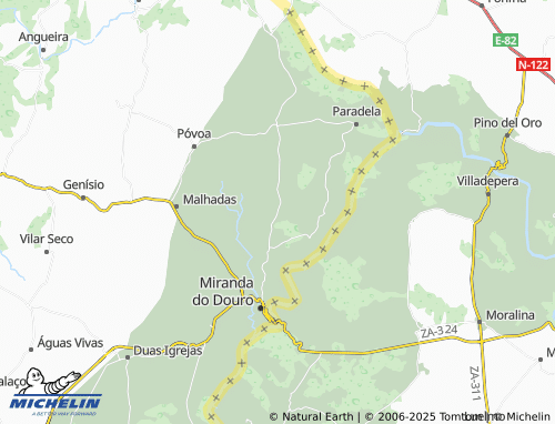 MICHELIN Pena Branca map - ViaMichelin
